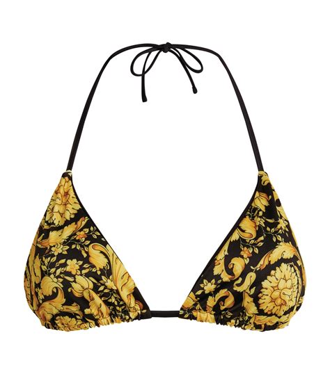 versace bikini top.